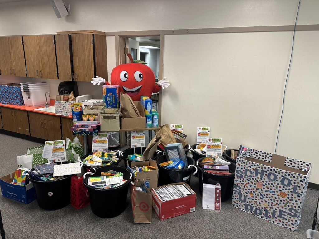 August 2025 school supply drive donations